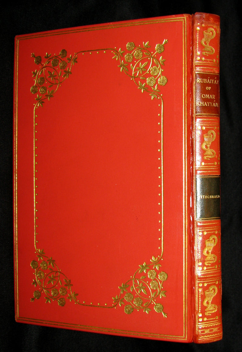 1936 Rare Book - Rubaiyat of Omar Khayyam Illustrated in a binding by Riviere