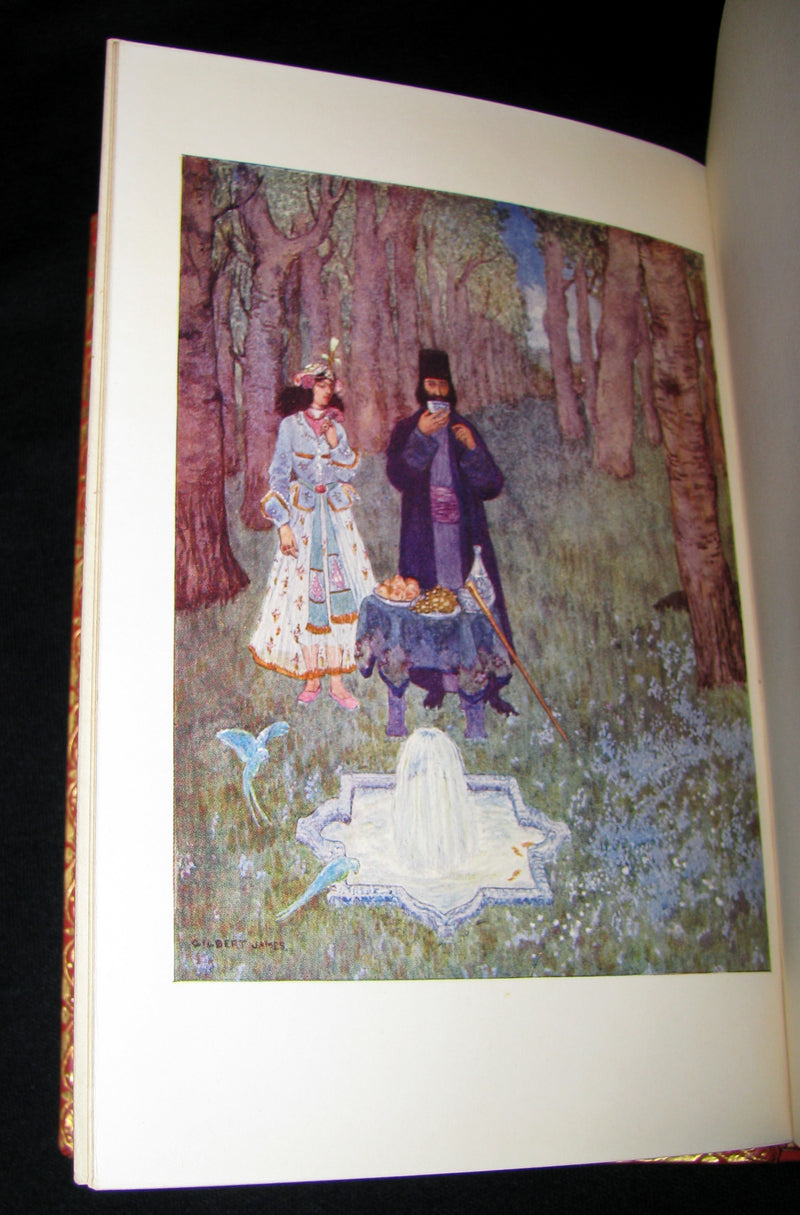 1936 Rare Book - Rubaiyat of Omar Khayyam Illustrated in a binding by Riviere