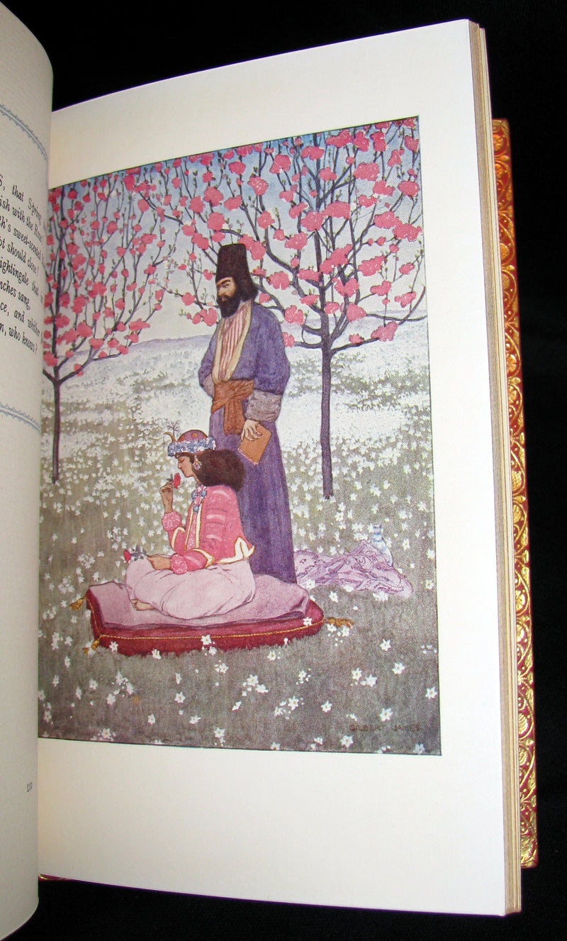 1936 Rare Book - Rubaiyat of Omar Khayyam Illustrated in a binding by Riviere