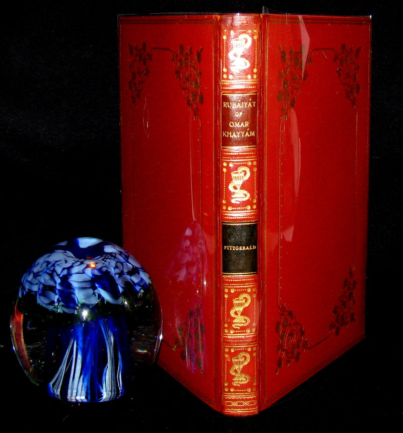 1936 Rare Book - Rubaiyat of Omar Khayyam Illustrated in a binding by Riviere