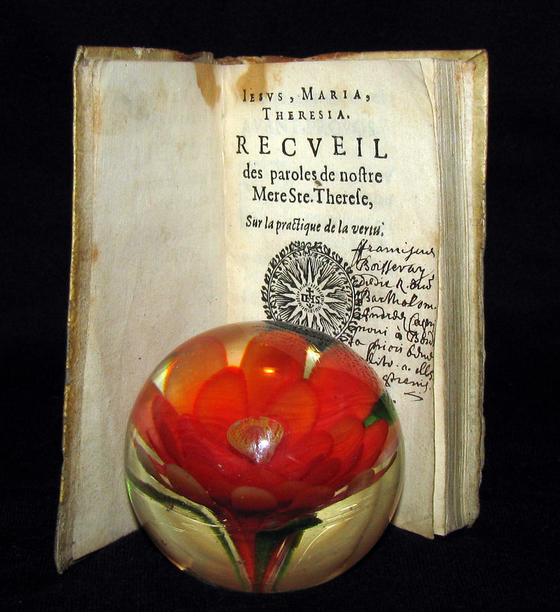 1650 Scarce French vellum Book - Saint Teresa of Ávila