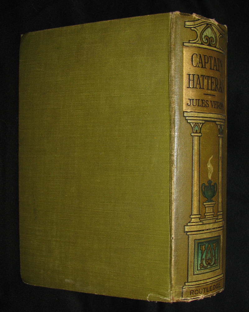 1890 Rare Book - Captain Hatteras - by Jules Verne