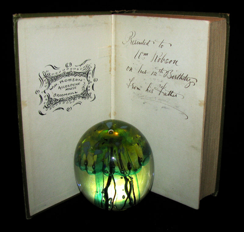 1890 Rare Book - Captain Hatteras - by Jules Verne