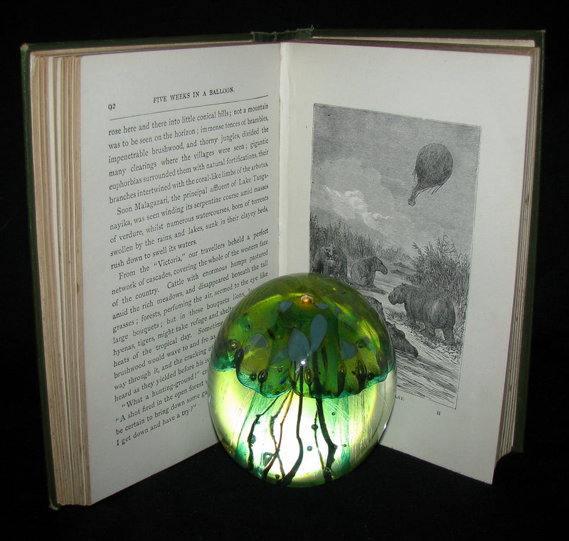 1899 Rare Victorian Book - JULES VERNE Five Weeks in a Balloon.