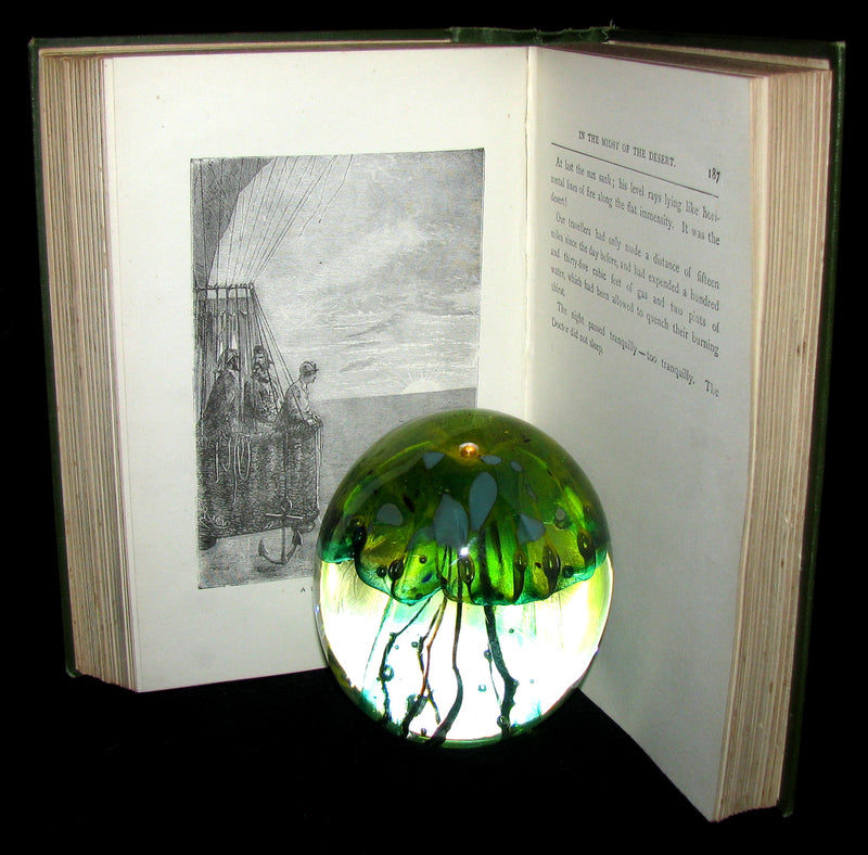 1899 Rare Victorian Book - JULES VERNE Five Weeks in a Balloon.