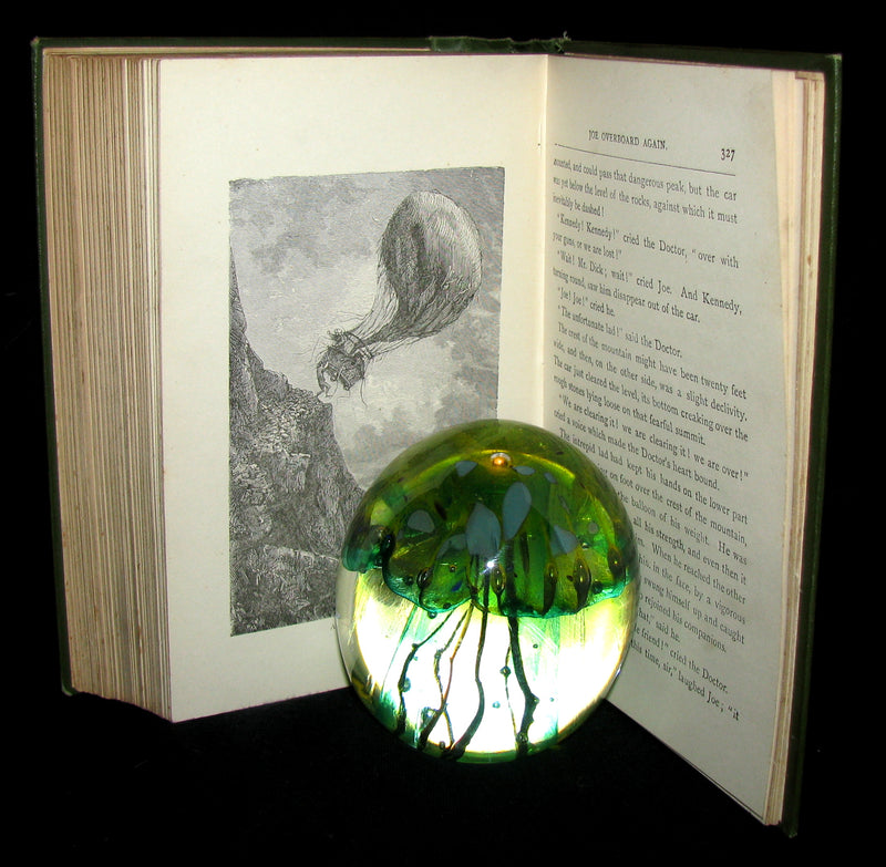 1899 Rare Victorian Book - JULES VERNE Five Weeks in a Balloon.