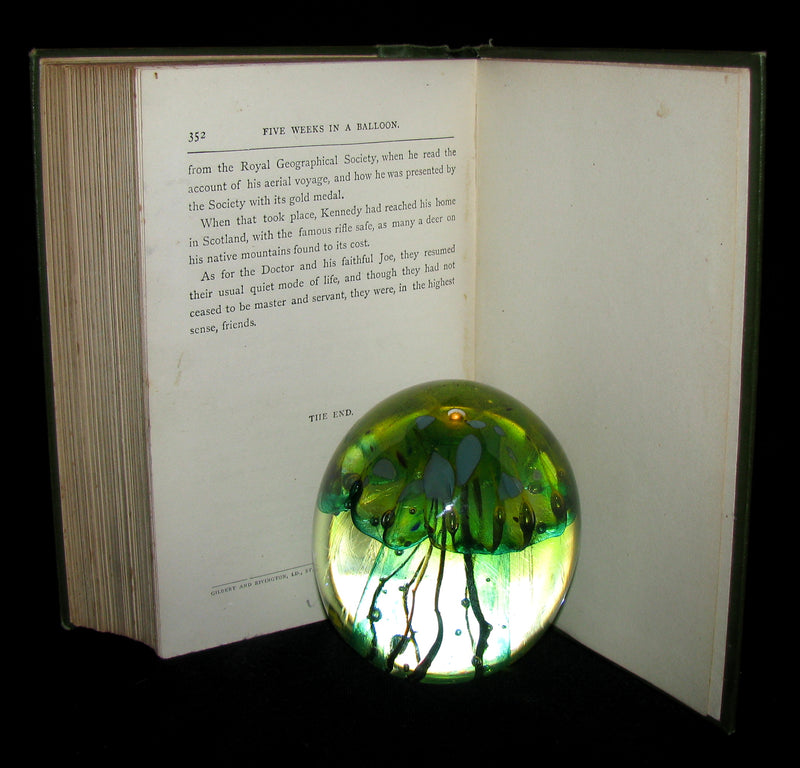 1899 Rare Victorian Book - JULES VERNE Five Weeks in a Balloon.