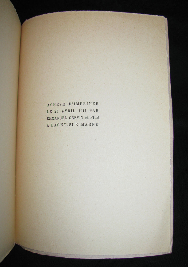 1941 Rare First Edition - LE CRÈVE-COEUR by Louis ARAGON - E.O. Limited to 2150 copies