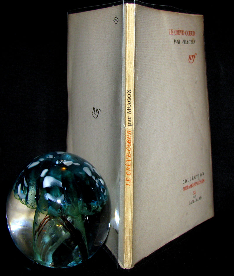 1941 Rare First Edition - LE CRÈVE-COEUR by Louis ARAGON - E.O. Limited to 2150 copies