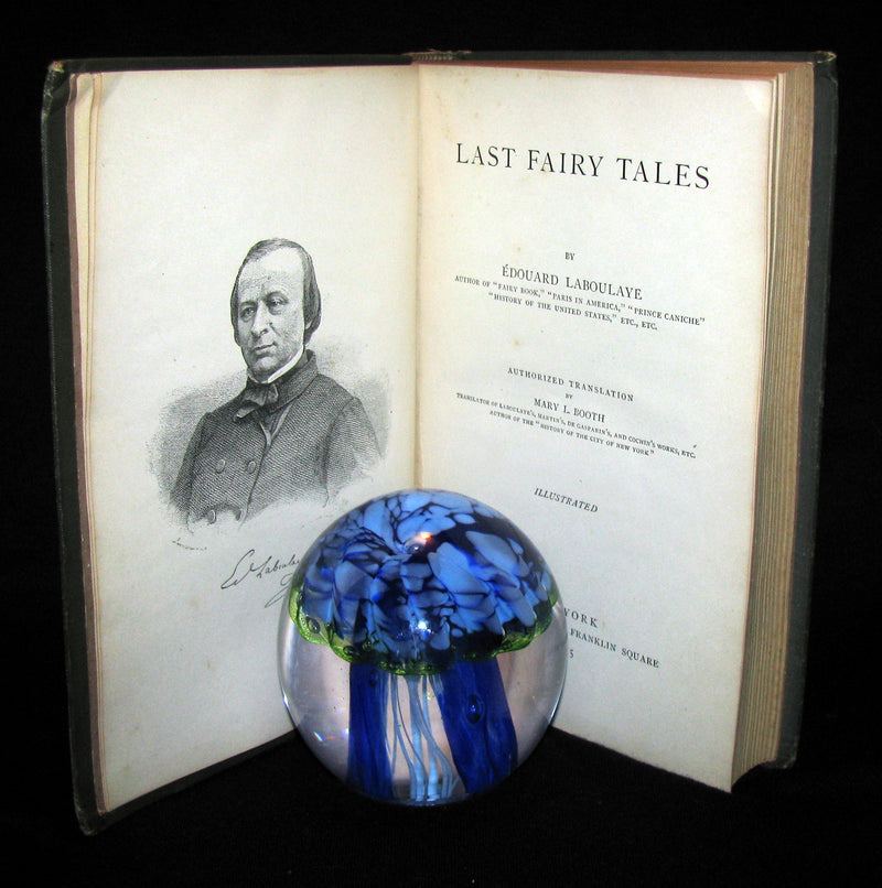 1885 Rare Book - Laboulaye's LAST FAIRY TALES - illustrated FIRST EDITION