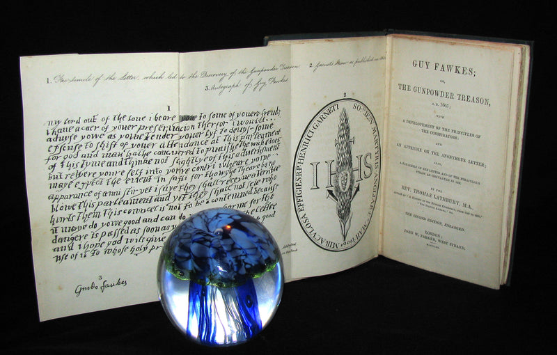 1840 Rare Book -  Guy Fawkes Or, The Gunpowder Treason, A.D. 1605