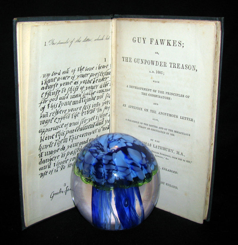 1840 Rare Book -  Guy Fawkes Or, The Gunpowder Treason, A.D. 1605