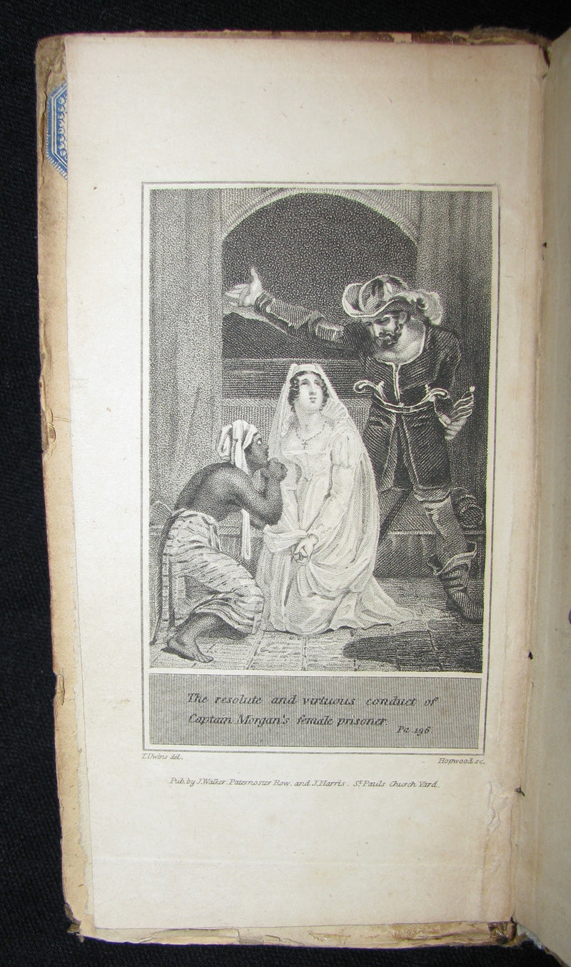 1810 Rare Book - Exquemelin - THE HISTORY OF THE BUCANIERS (BUCCANIERS) OF AMERICA - PIRATES