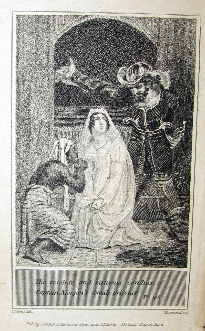 1810 Rare Book - Exquemelin - THE HISTORY OF THE BUCANIERS (BUCCANIERS) OF AMERICA - PIRATES