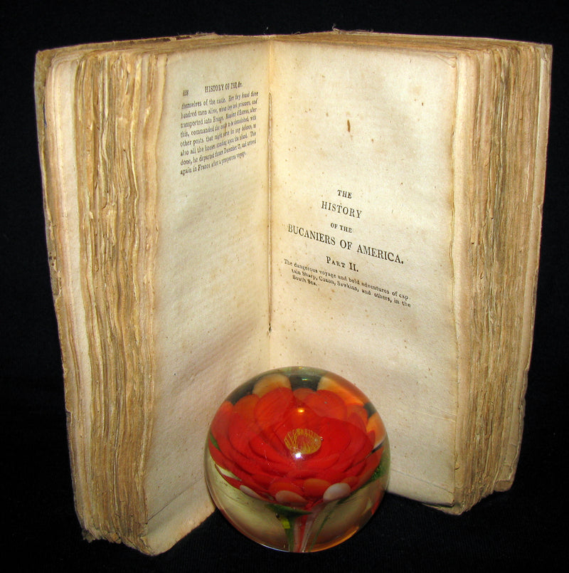 1810 Rare Book - Exquemelin - THE HISTORY OF THE BUCANIERS (BUCCANIERS) OF AMERICA - PIRATES