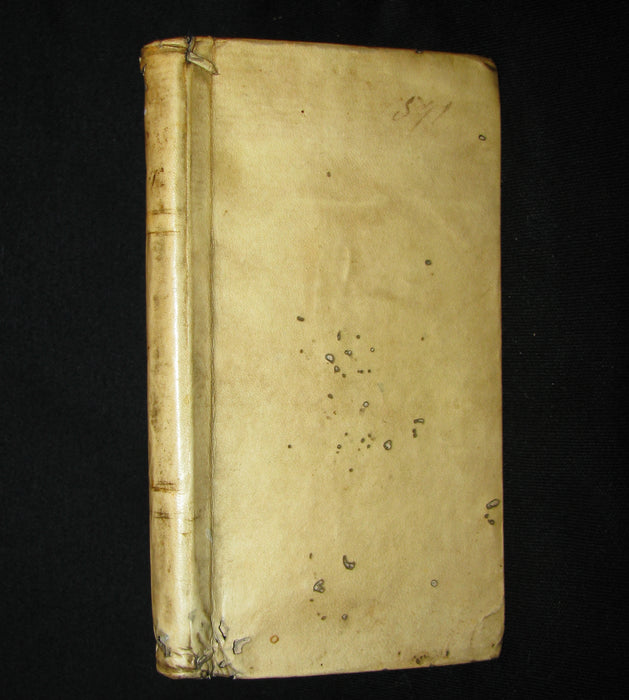 1647 Rare Latin Vellum Book -  The Satires of Decimus Junius Juvenalis, and of Aulus Persius Flaccus