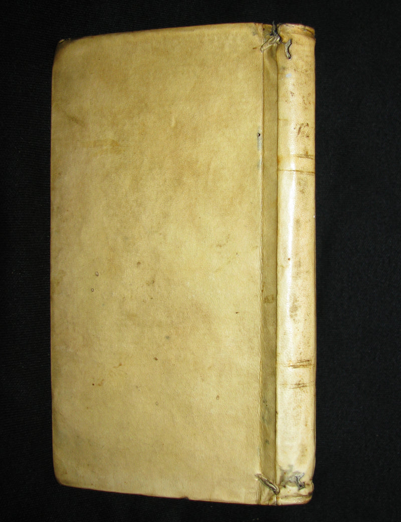 1647 Rare Latin Vellum Book -  The Satires of Decimus Junius Juvenalis, and of Aulus Persius Flaccus