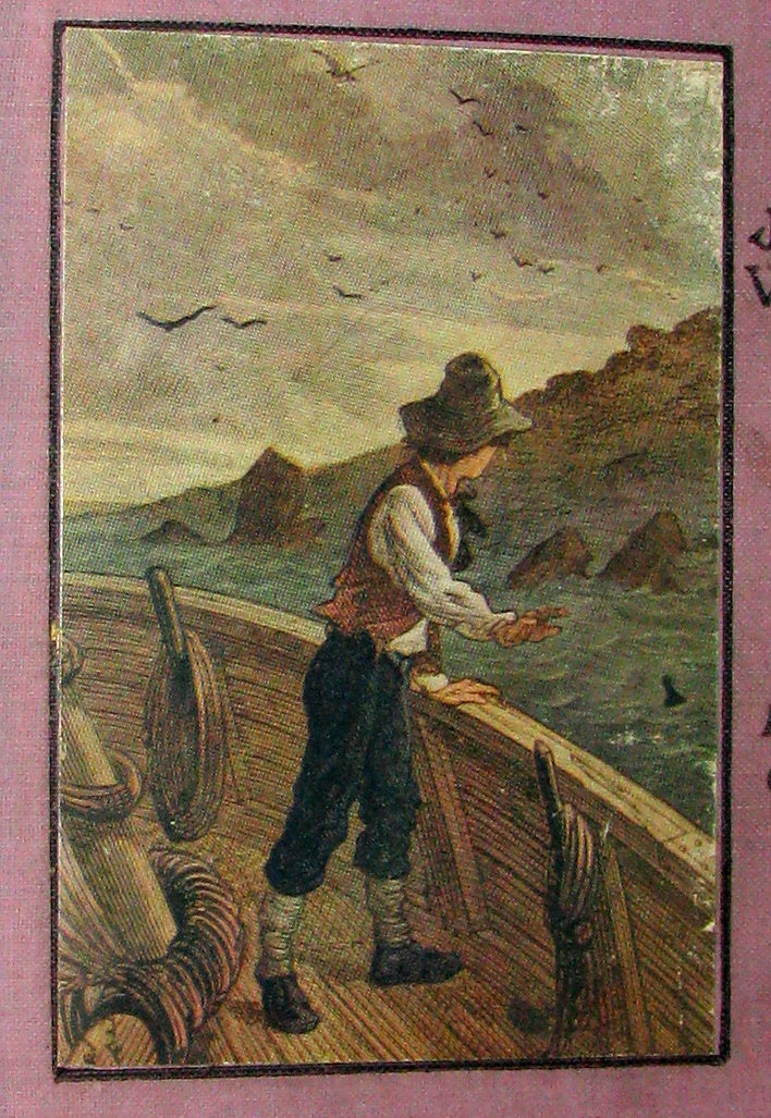1910 Rare Illustrated Book - Abandoned being the second part of The Mysterious Island by Jules Verne