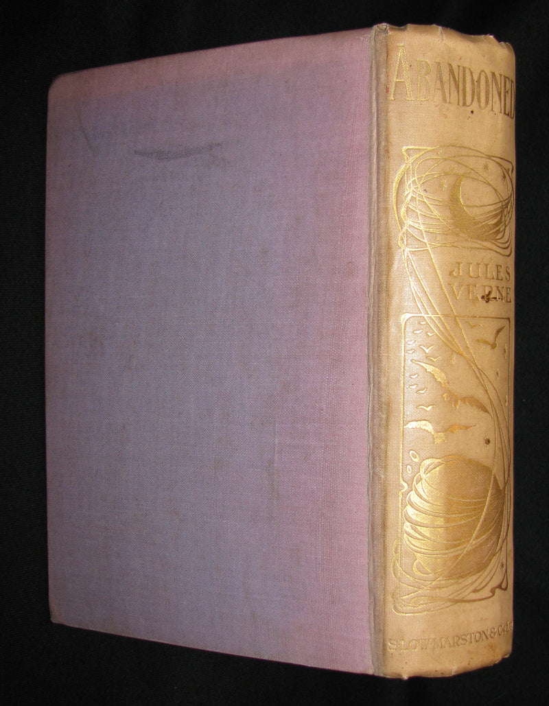 1910 Rare Illustrated Book - Abandoned being the second part of The Mysterious Island by Jules Verne