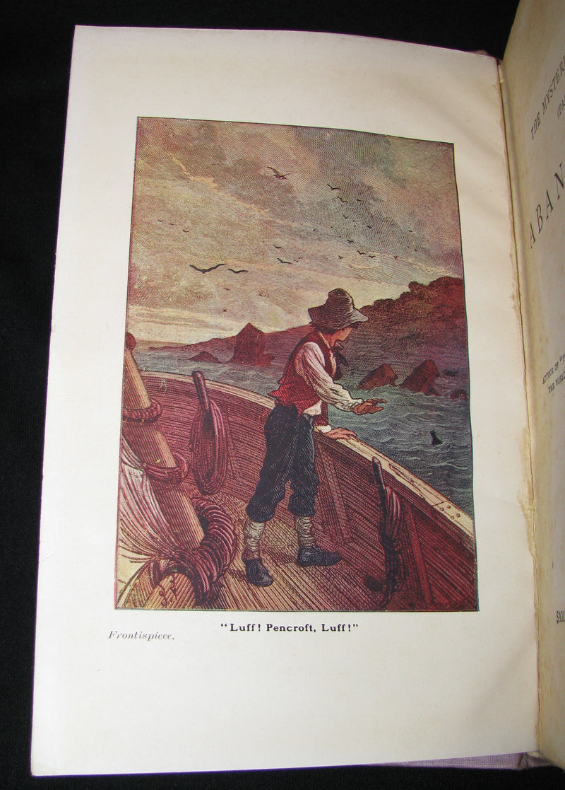 1910 Rare Illustrated Book - Abandoned being the second part of The Mysterious Island by Jules Verne