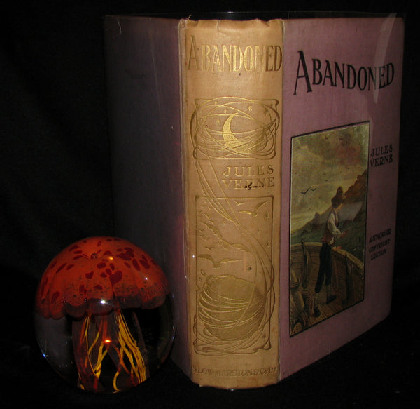 1910 Rare Illustrated Book - Abandoned being the second part of The Mysterious Island by Jules Verne