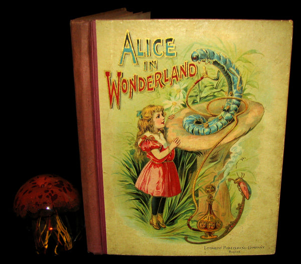 1898 Very Rare Victorian Book - Alice's Adventures in Wonderland published by Lothrop