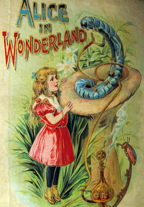 1898 Very Rare Victorian Book - Alice's Adventures in Wonderland published by Lothrop