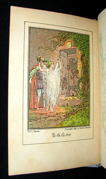 1899 Rare Victorian Book - Poems by Edgar Allan POE (Altemus Edition)