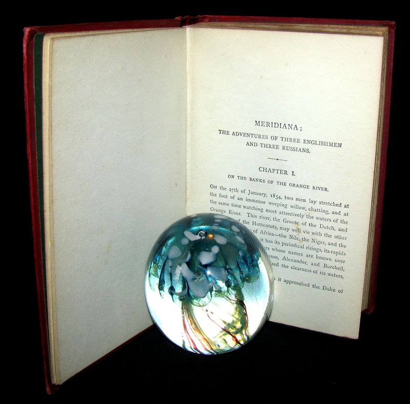 1900 Rare Book - Adventures of 3 Englishmen and 3 Russians in South Africa by Jules Verne