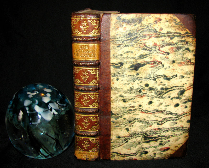 1776 Very Rare Book - The Odyssey of Homer translated in English by Alexander Pope, Esq.