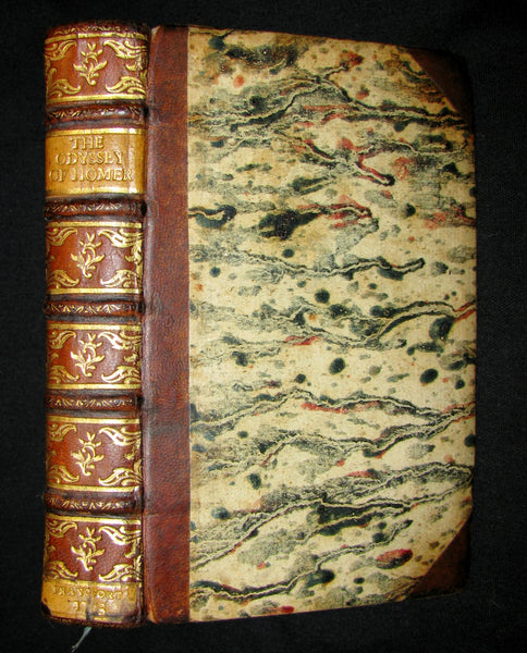1776 Very Rare Book - The Odyssey of Homer translated in English by Alexander Pope, Esq.