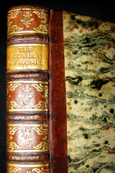 1776 Very Rare Book - The Odyssey of Homer translated in English by Alexander Pope, Esq.