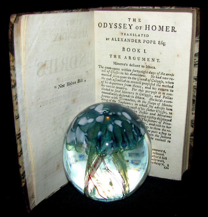 1776 Very Rare Book - The Odyssey of Homer translated in English by Alexander Pope, Esq.