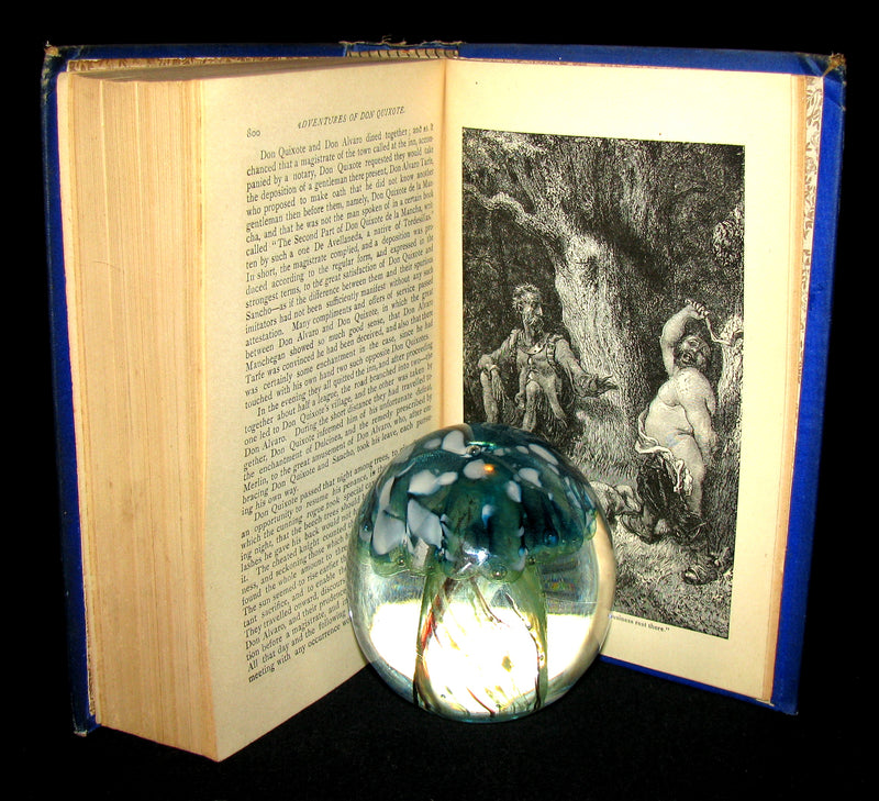1880 Rare Victorian Book ~ Adventures of Don Quixote De La Mancha Illustrated