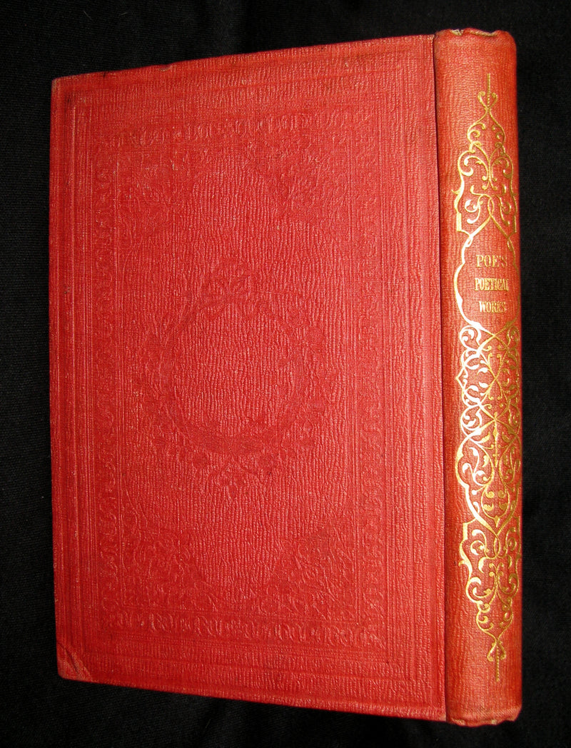 1859 Rare Book - The Poetical Works of EDGAR ALLAN POE with A Notice of his Life