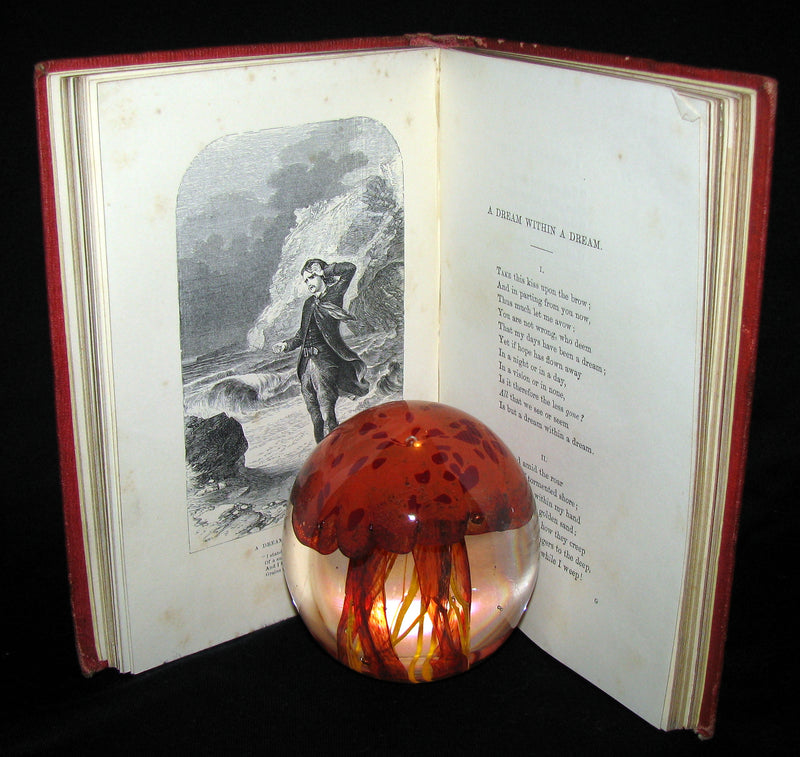 1859 Rare Book - The Poetical Works of EDGAR ALLAN POE with A Notice of his Life