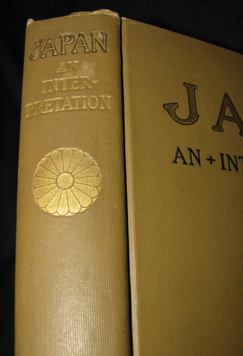 1904 Rare First Edition  - JAPAN: An Attempt at Interpretation by Lafcadio Hearn