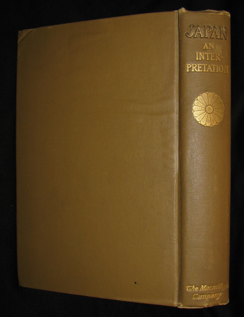 1904 Rare First Edition  - JAPAN: An Attempt at Interpretation by Lafcadio Hearn
