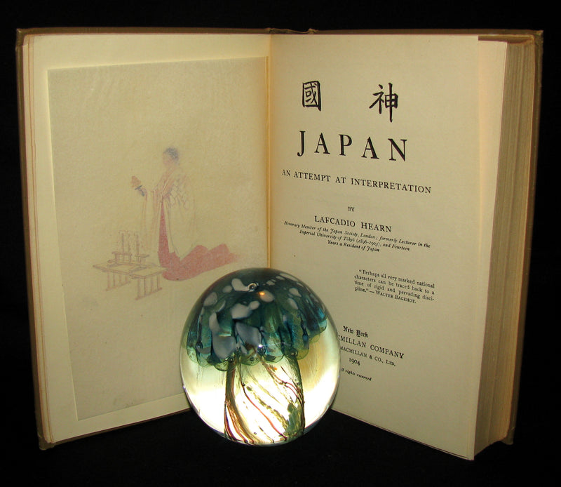 1904 Rare First Edition  - JAPAN: An Attempt at Interpretation by Lafcadio Hearn