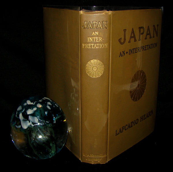 1904 Rare First Edition  - JAPAN: An Attempt at Interpretation by Lafcadio Hearn