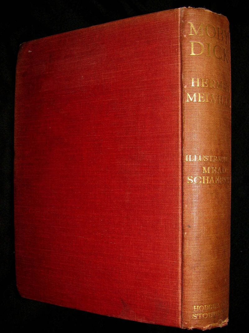 1930 Rare Book - Moby Dick or The White Whale by Herman Melville, illustrated by Mead Schaeffer