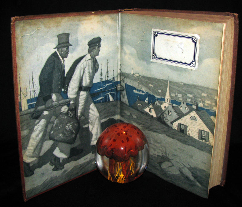 1930 Rare Book - Moby Dick or The White Whale by Herman Melville, illustrated by Mead Schaeffer