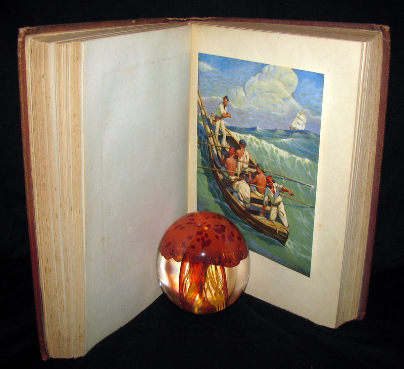 1930 Rare Book - Moby Dick or The White Whale by Herman Melville, illustrated by Mead Schaeffer