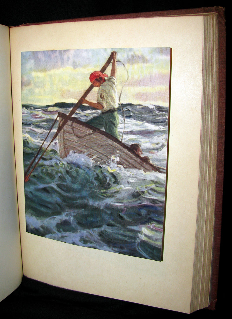1930 Rare Book - Moby Dick or The White Whale by Herman Melville, illustrated by Mead Schaeffer