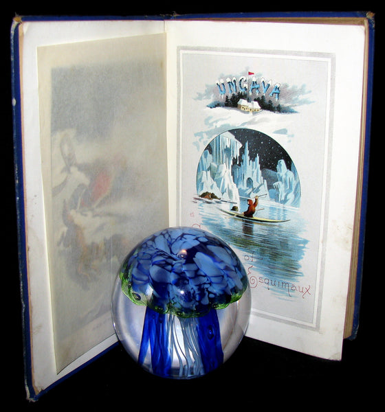 1893 Rare Victorian Book - UNGAVA  A Tale of Esquimau Land by Robert Michael Ballantyne
