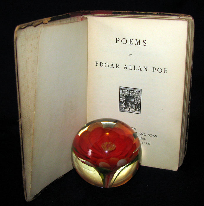 1887 Rare Book - Poems by Edgar Allan POE (The Raven, Lenore, Ulalume, ...)