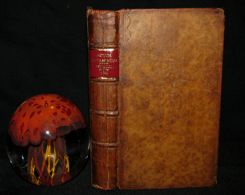 1740 Rare Latin Book - Novum Jesu Christi Testamentum - New Testament