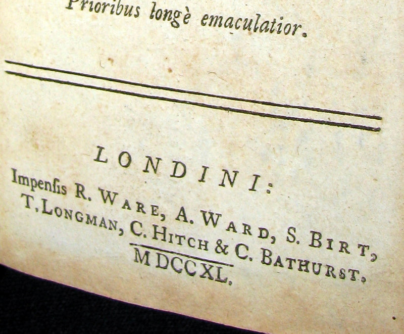 1740 Rare Latin Book - Novum Jesu Christi Testamentum - New Testament