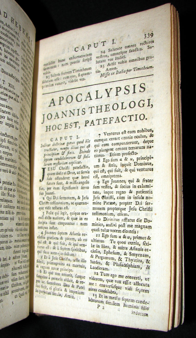 1740 Rare Latin Book - Novum Jesu Christi Testamentum - New Testament