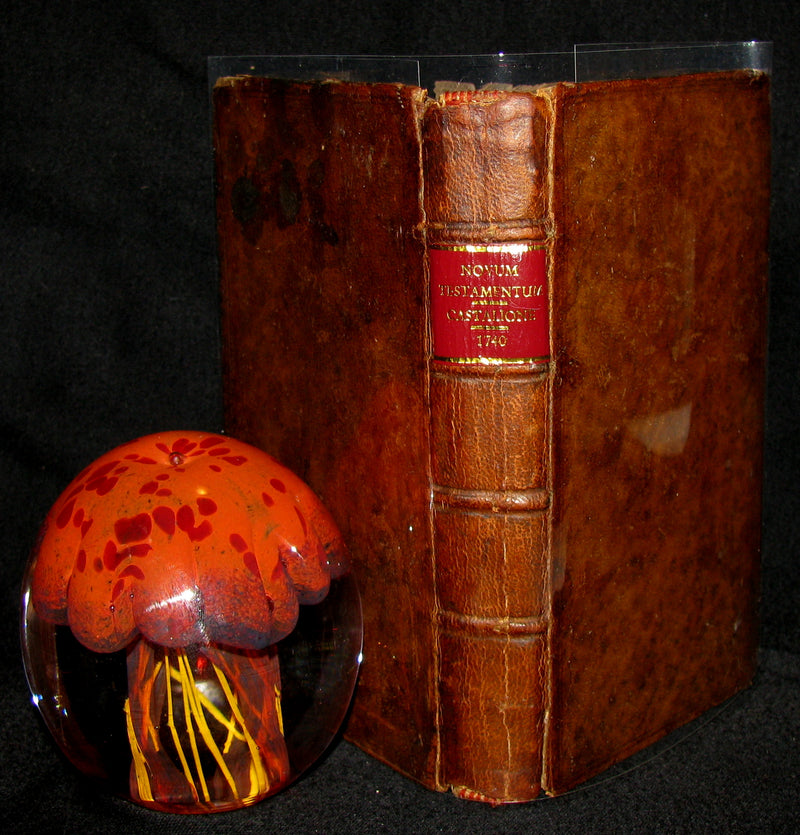 1740 Rare Latin Book - Novum Jesu Christi Testamentum - New Testament
